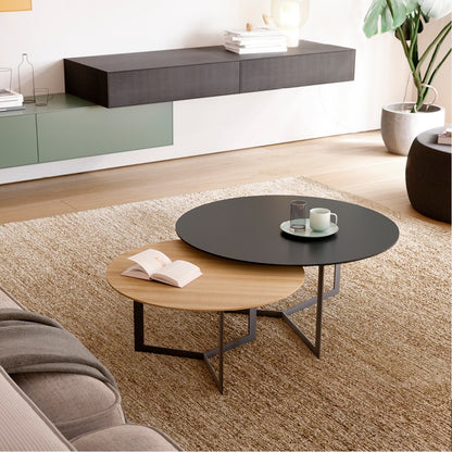 Coffee Table Set of Two Nested  Modern Interiors Design