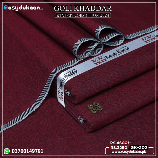 Premium Winter Double Goli Khaddar GK-202