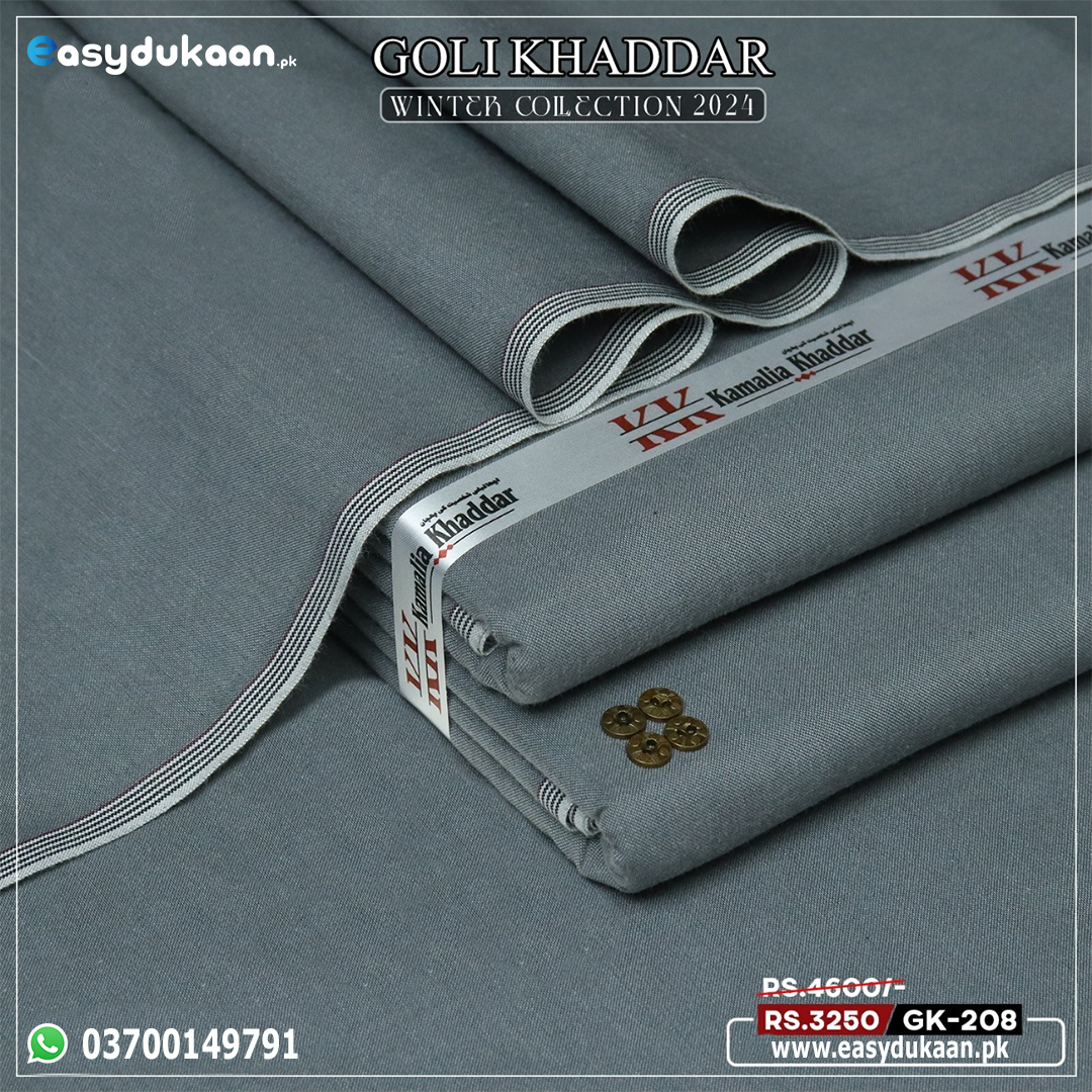 Premium Winter Double Goli Khaddar GK-208