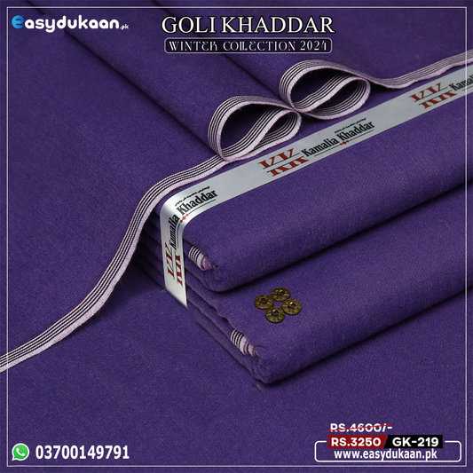 Premium Winter Double Goli Khaddar GK-219