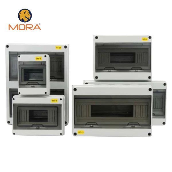 MORA BULGARIA 5/8/12/18/24 WAY DISTRIBUTION BOX PLASTIC WATERPROOF WALL MOUNTED DESIGN DB