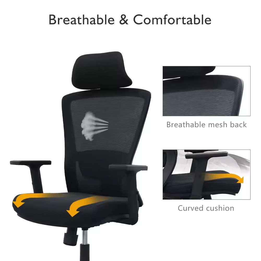 Optima Ergonomic Office Chair for Long Hours of Comfort