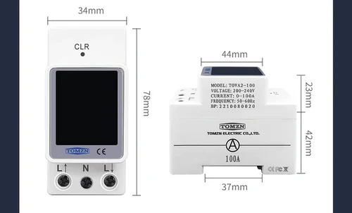 TOMZN AC 270V 100A Din Rail TOVA2-100C