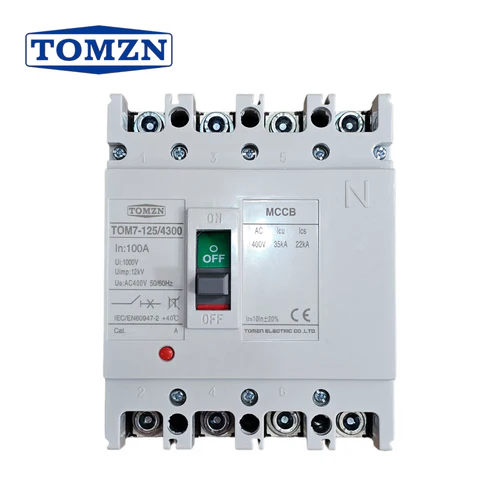 TOMZN MCCB 100A Three Phase Disconnector Switch 4 Pole