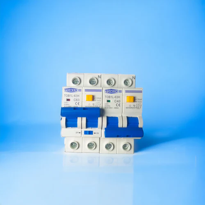 Tomzn RCBO 63 Amp Residual Current Circuit breaker with over and short current Leakage protection