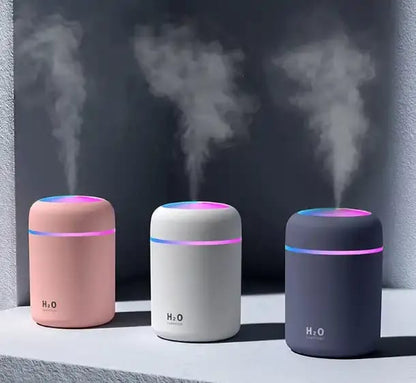 Portable 300ml Air Humidifier with LED Light USB Ultrasonic Diffuser