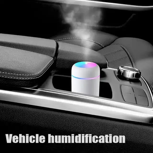 Portable 300ml Air Humidifier with LED Light USB Ultrasonic Diffuser