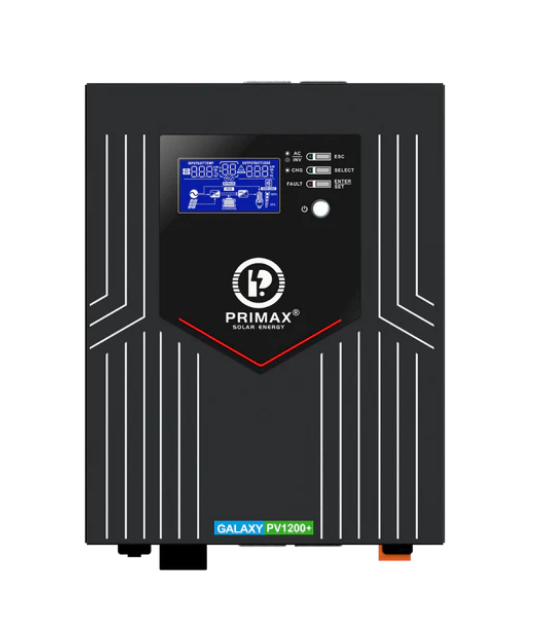 PRIMAX GALAXY PV1200+ Hybrid Solar Inverter with 50A MPPT Solar Charge Controller